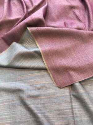 Reversible Handwoven Pure Pashmina Shawl